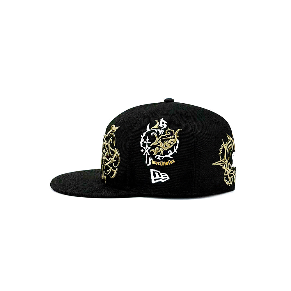 หมวกแก๊ป New Era รุ่น New Era X TZ Worldwide Gold Black 59Fifty Cap