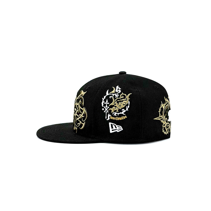 หมวกแก๊ป New Era รุ่น New Era X TZ Worldwide Gold Black 59Fifty Cap