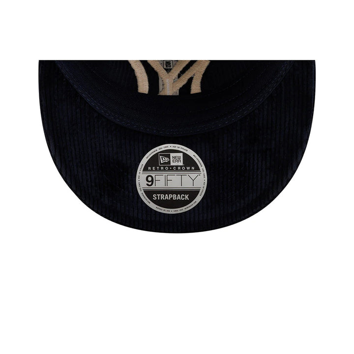 New Era หมวกรุ่น RALPH LAUREN x MLB NEW YORK YANKEES CO NAVY 9FIFTY RETRO CROWN CAP