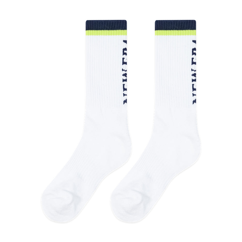 New Era Sports Club - Tennis Cyber Green / White Socks (2 Pairs)