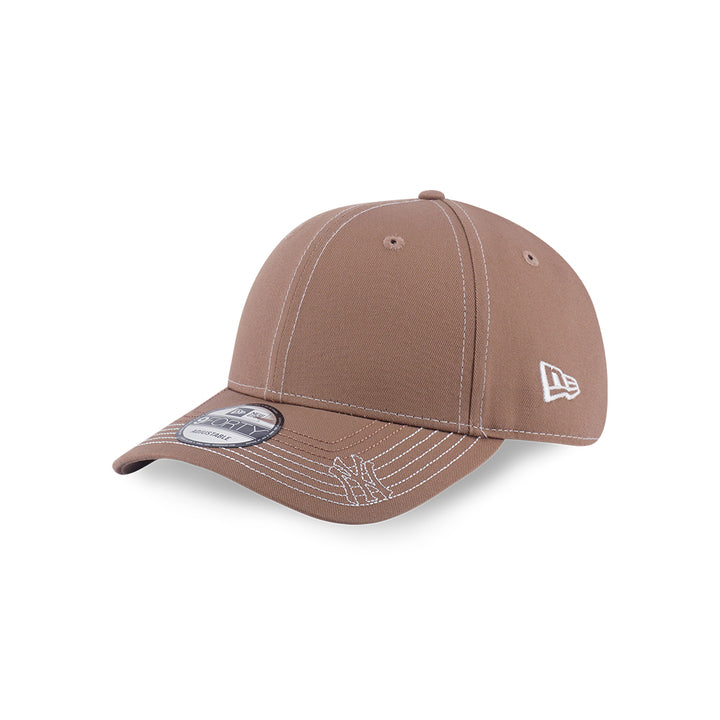 New Era หมวกรุ่น New York Yankees Mlb Contrast Stitching Khaki 9Forty Cap