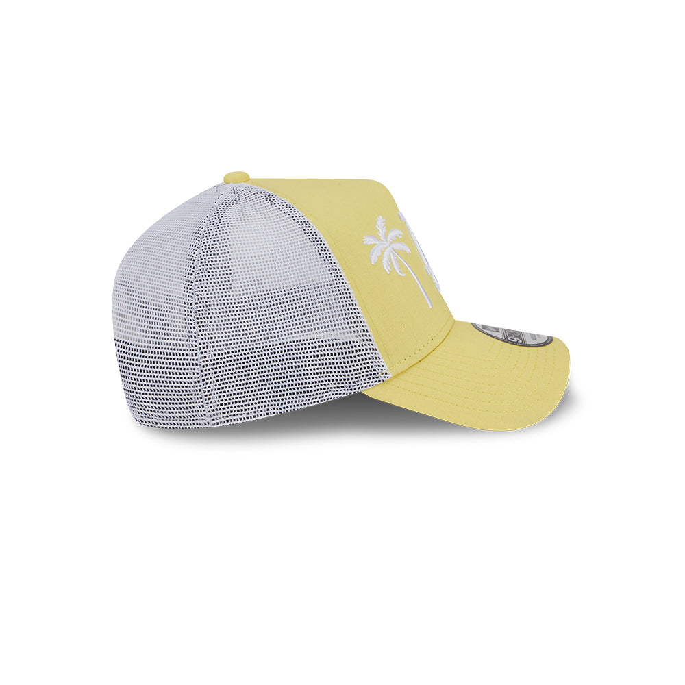New Era หมวกรุ่น LOS ANGELES DODGERS RESORT BABY YELLOW 9FORTY AF TRUCKER CAP