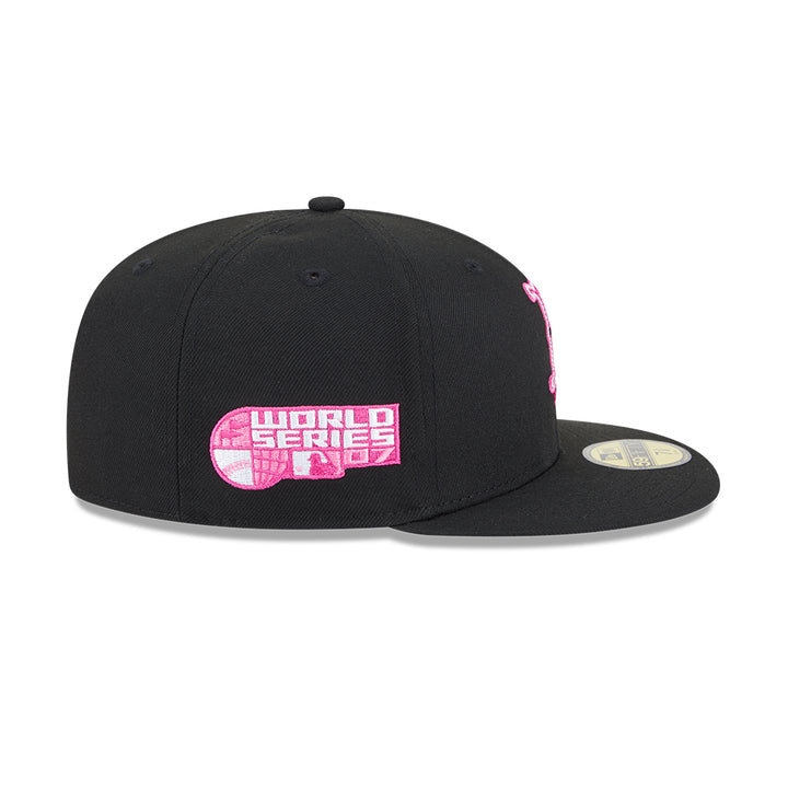 New Era หมวกรุ่น 59Fifty Pack - Neon Glow Boston Red Sox Cooperstown Black 59Fifty Cap