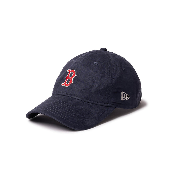 New Era หมวกรุ่น BOSTON RED SOX JAPAN SYNTHETIC SUEDE NAVY 9TWENTY CAP