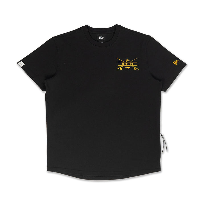 New Era เสื้อยืดแขนสั้นรุ่น New Era Outdoor Fishing Black Performance Short Sleeve T-Shirt