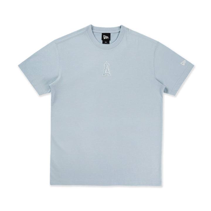 New Era เสื้อยืดแขนสั้นรุ่น LOS ANGELES ANGELS MLB CARTOON SOFT BLUE SHORT SLEEVE T-SHIRT