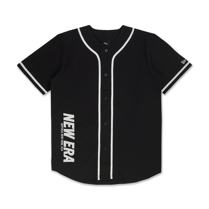 New Era เสื้อเบสบอลรุ่น New Era Black Baseball Jersey