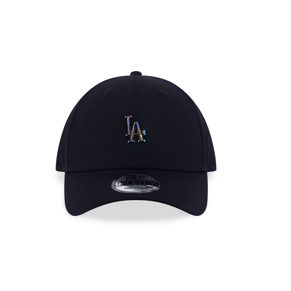 New Era หมวกรุ่น Los Angeles Dodgers Mlb Metal Badge Black 9Forty Cap