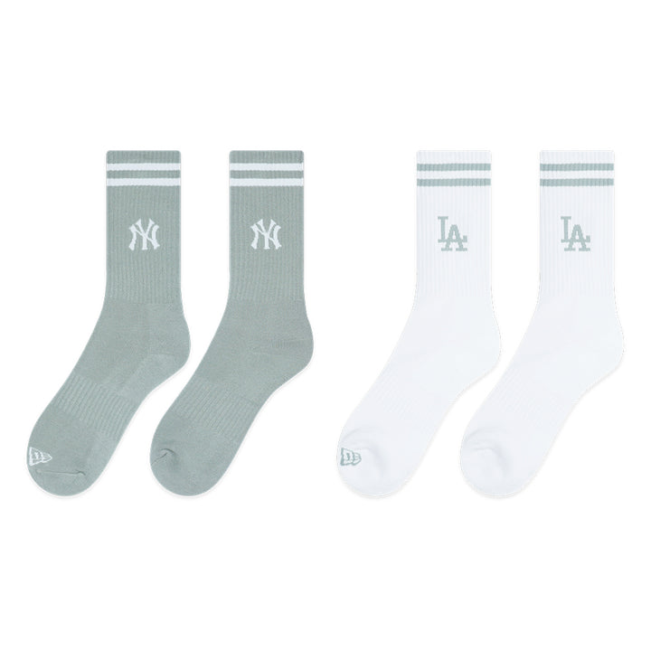 New Era ถุงเท้ารุ่น NEW YORK YANKEES COLOR ERA GREEN & WHITE SOCKS