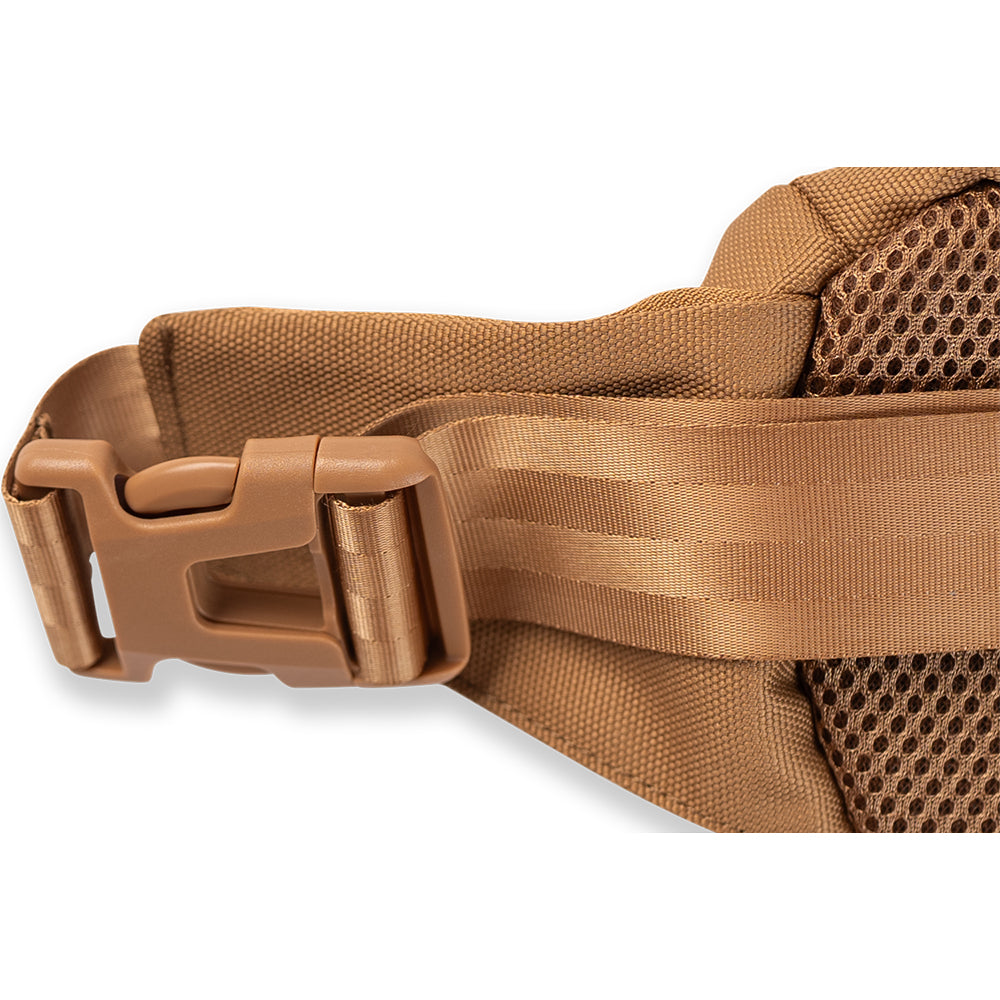 New Era กระเป๋ารุ่น New Era Outdoor Mountain Logo Camel Suede Explorer Waist Bag