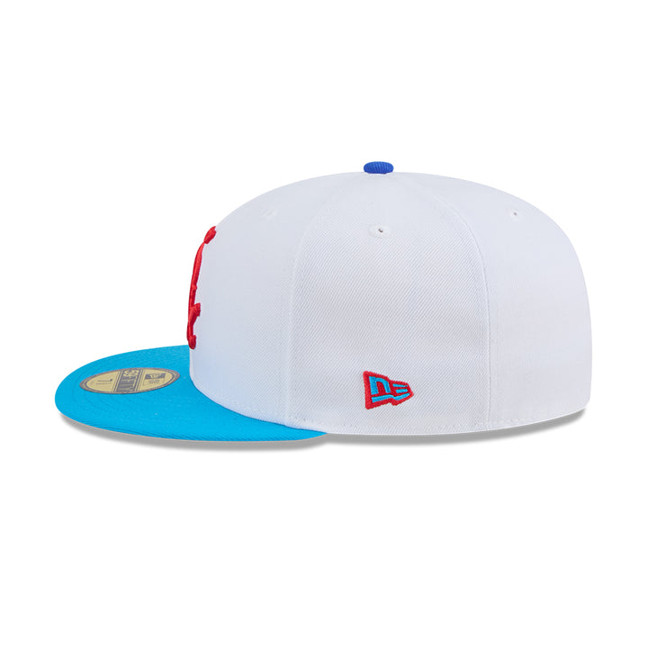 New Era หมวกรุ่น 59FIFTY PACK- RAMUNE CHICAGO WHITE SOX COOPERSTOWN 2-TONE BLUE FANATIC VISOR WHITE 59FIFTY CAP
