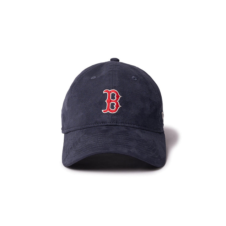 New Era หมวกรุ่น BOSTON RED SOX JAPAN SYNTHETIC SUEDE NAVY 9TWENTY CAP