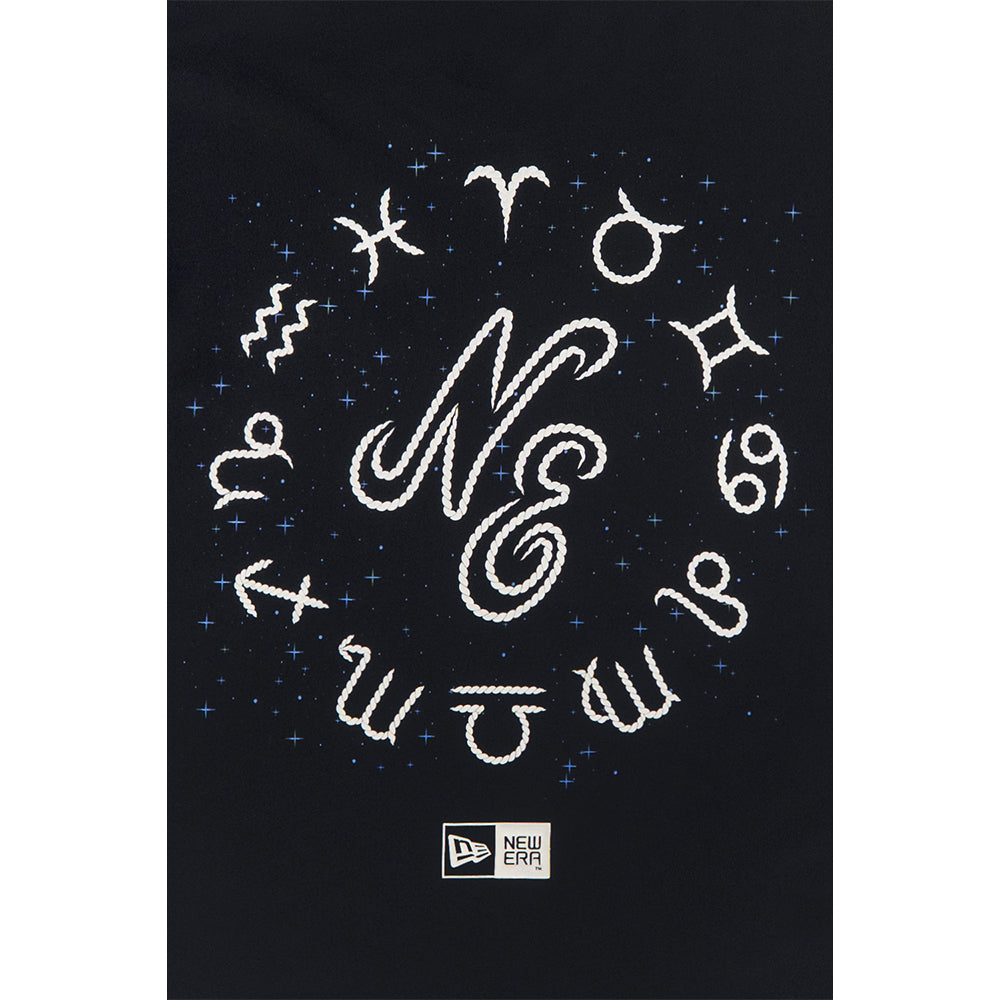 New Era เสื้อยืดแขนสั้นรุ่น NEW ERA ZODIAC SIGN PACK BLACK SHORT SLEEVE TEE