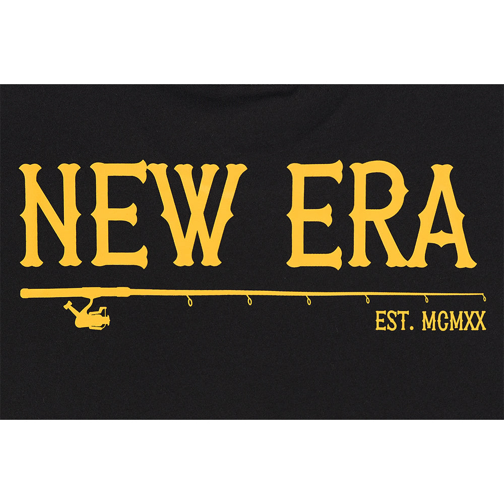 New Era เสื้อยืดแขนสั้นรุ่น New Era Outdoor Fishing Black Performance Short Sleeve T-Shirt