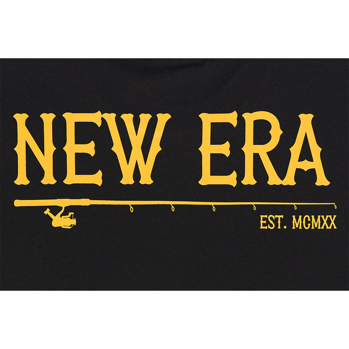New Era เสื้อยืดแขนสั้นรุ่น New Era Outdoor Fishing Black Performance Short Sleeve T-Shirt
