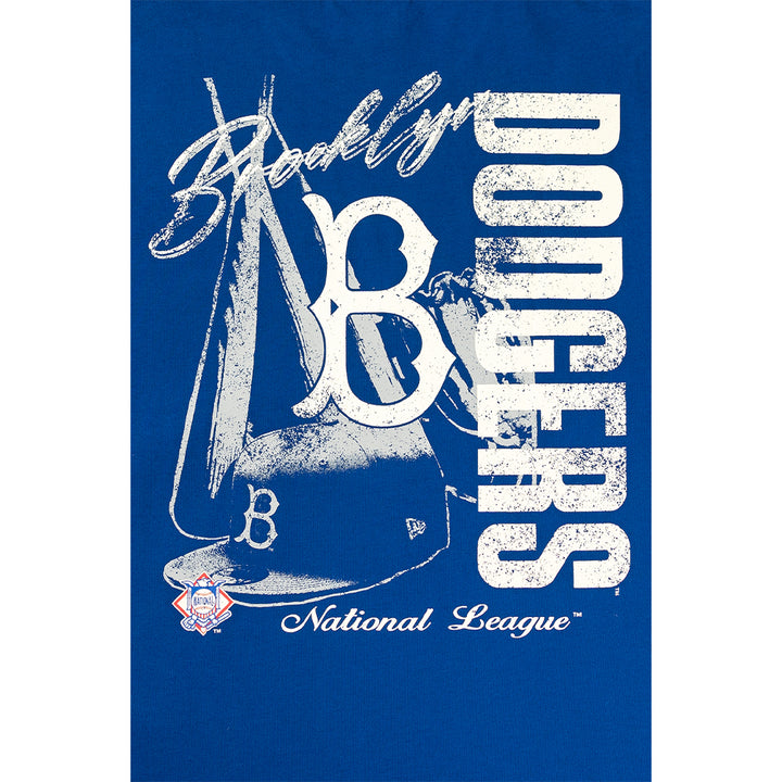 เสื้อยืดแขนสั้น New Era รุ่น Brooklyn Dodgers Cooperstown League Mix Game Day Light Royal Short Sleeve T-Shirt