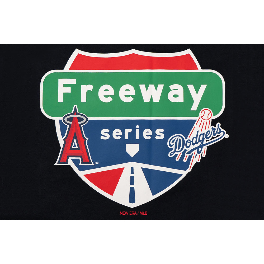 New Era เสื้อยืดแขนสั้นรุ่น LOS ANGELES ANGELS 59FIFTY PACK - CITY SERIES BLACK SHORT SLEEVE TEE