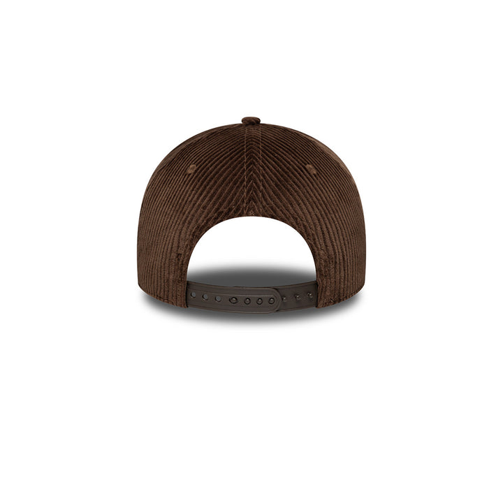 New Era หมวกรุ่น NEW ERA PATCH CORD TRUCKER BROWN SUEDE 9FORTY E-FRAME CAP