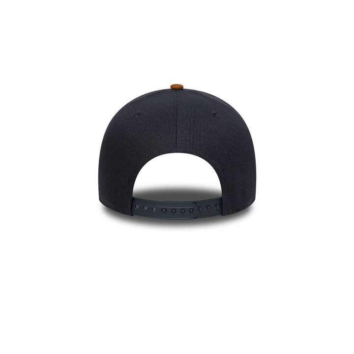 New Era หมวกรุ่น DETROIT TIGERS SUEDE VISOR EFRAME NAVY 9FORTY E-FRAME CAP