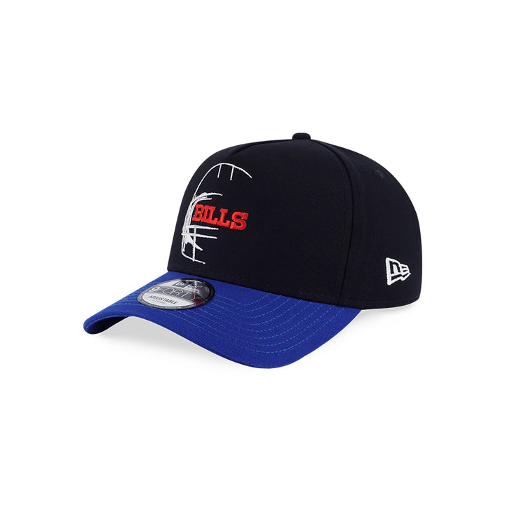 New Era หมวกรุ่น BUFFALO BILLS NFL OVERSIZED BLACK 9FORTY AF CAP