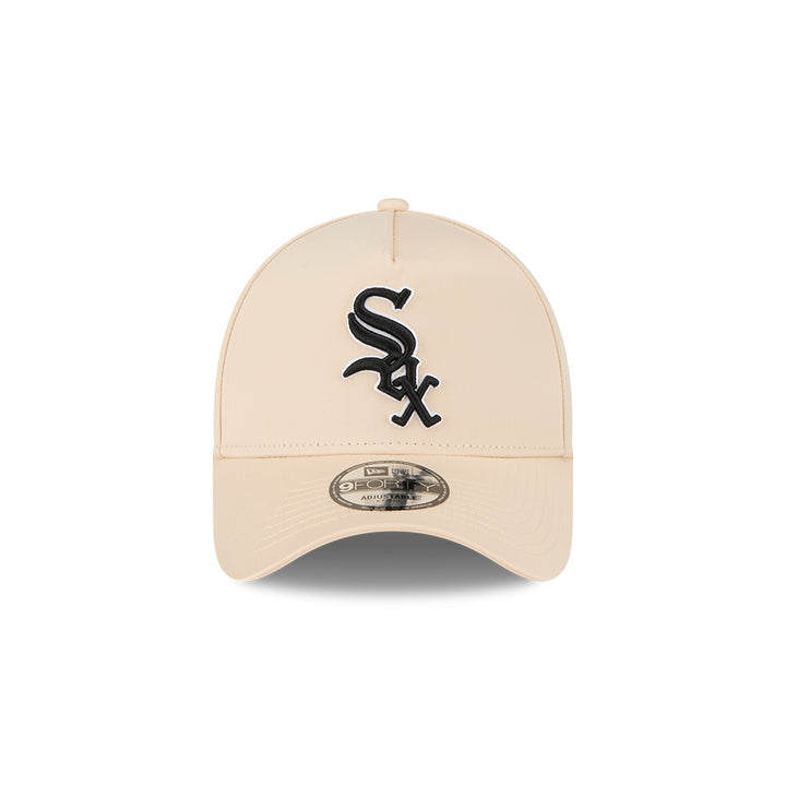 New Era หมวกรุ่น CHICAGO WHITE SOX CO SATIN COOPERSTOWN CHROME WHITE 9FORTY A-FRAME CAP