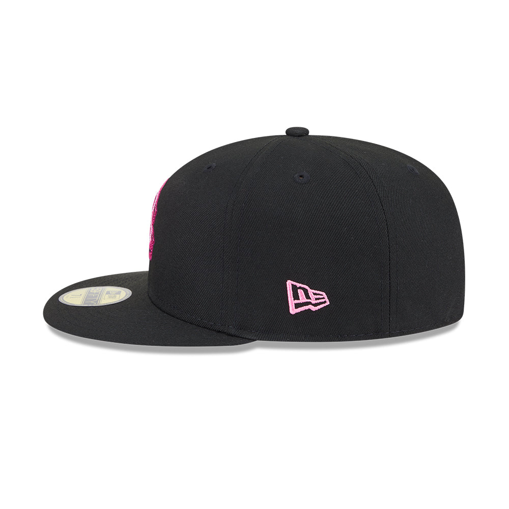 New Era หมวกรุ่น 59Fifty Pack - Neon Glow Boston Red Sox Cooperstown Black 59Fifty Cap