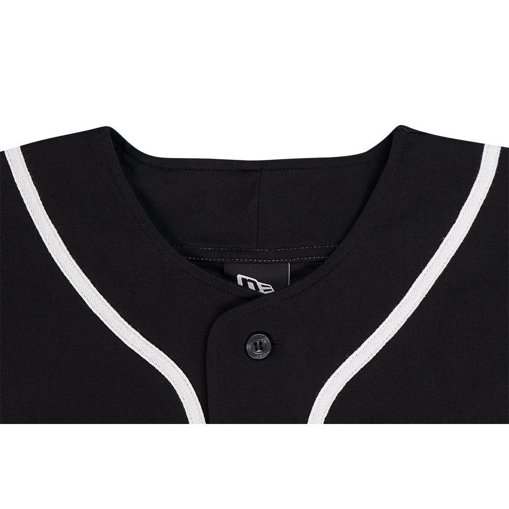 New Era เสื้อเบสบอลรุ่น New Era Black Baseball Jersey