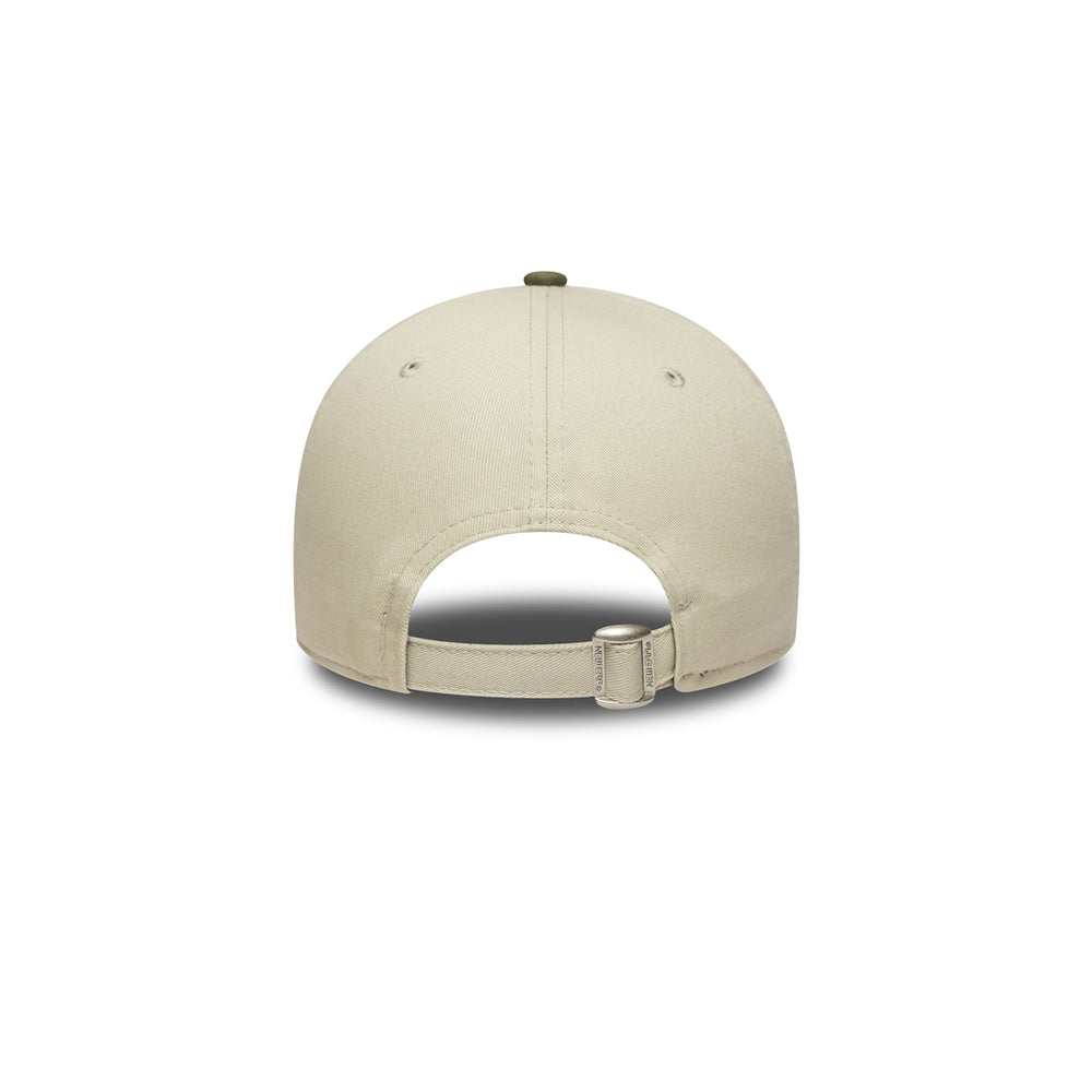 New Era หมวกรุ่น NEW YORK YANKEES SIDE PATCH 2-TONE NEW OLIVE VISOR STONE 9FORTY CAP