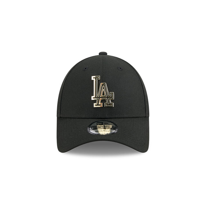 New Era หมวกรุ่น LOS ANGELES DODGERS METAL BADGE GOLD BLACK 9FORTY CAP