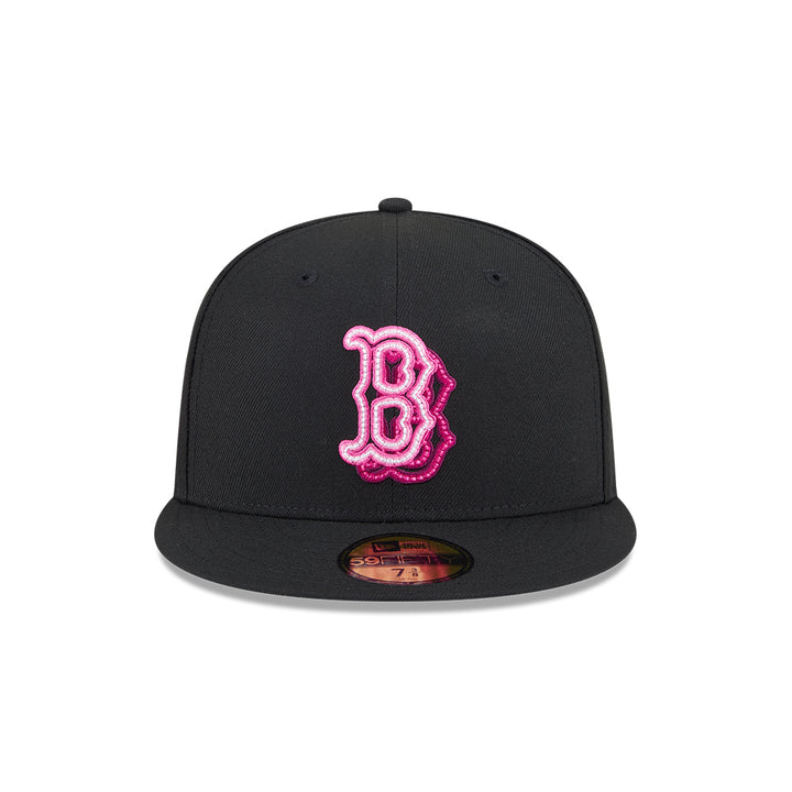 New Era หมวกรุ่น 59Fifty Pack - Neon Glow Boston Red Sox Cooperstown Black 59Fifty Cap