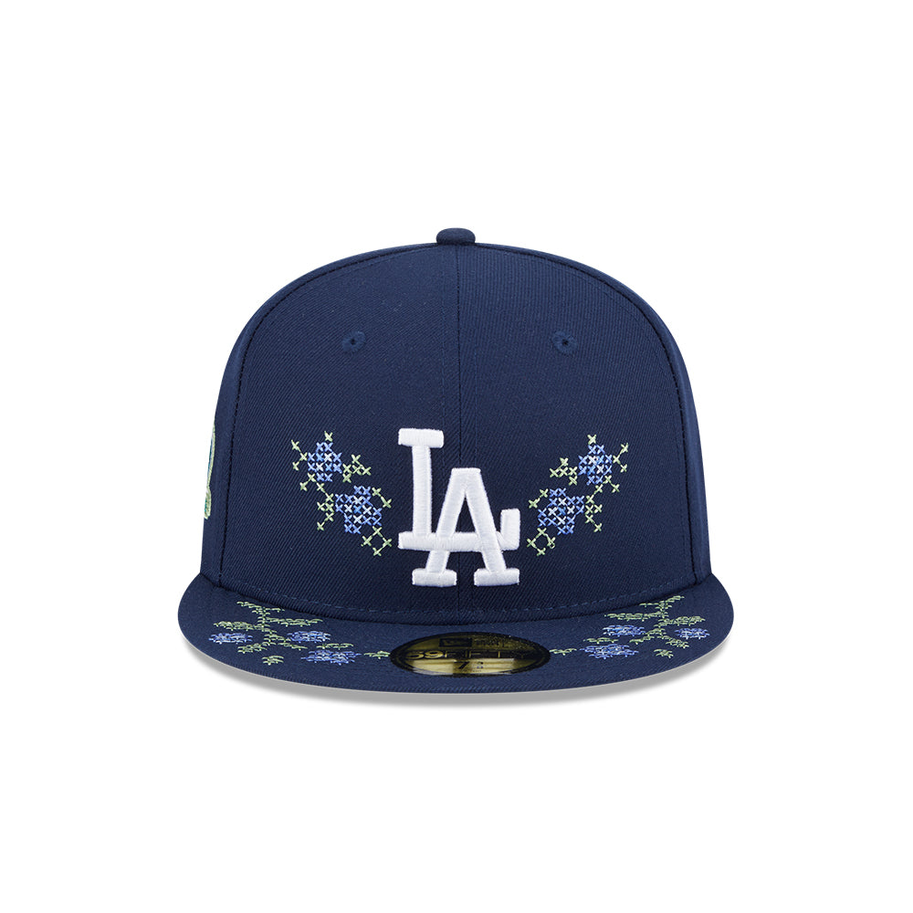 New Era หมวกรุ่น LOS ANGELES DODGERS CO 59FIFTY PACK - GARDEN OCEANSIDE BLUE 59FIFTY CAP