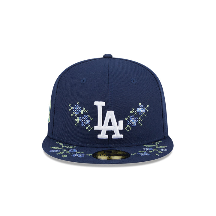 New Era หมวกรุ่น LOS ANGELES DODGERS CO 59FIFTY PACK - GARDEN OCEANSIDE BLUE 59FIFTY CAP
