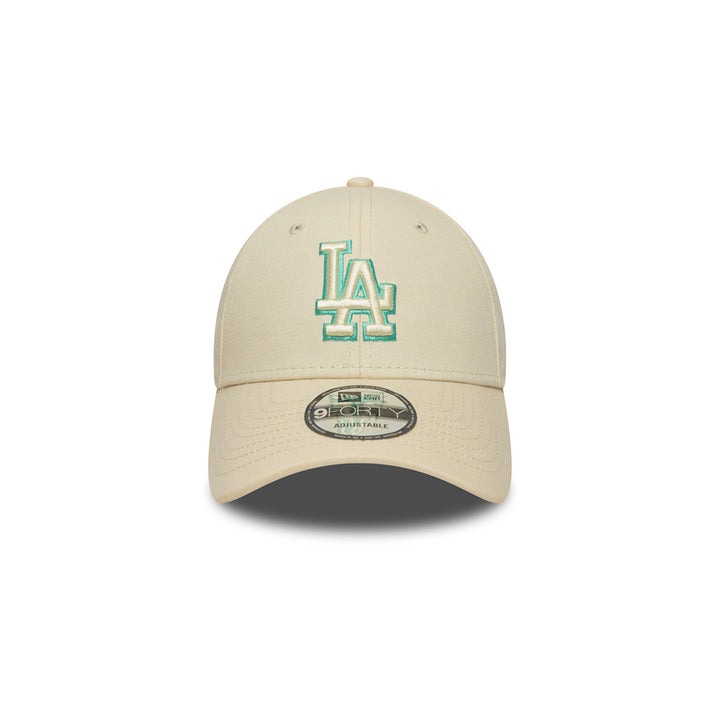 New Era หมวกรุ่น LOS ANGELES DODGERS TEAM OUTLINE 9FORTY LIGHT CREAM 9FORTY CAP