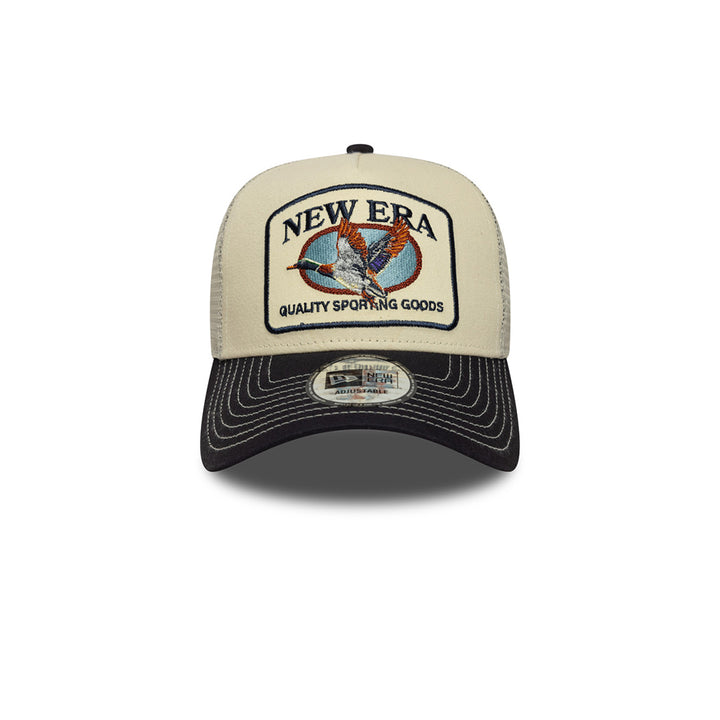 New Era หมวกรุ่น NEW ERA ANIMAL PATCH TRUCKER LIGHT CREAM 9FORTY A-FRAME TRUCKER CAP