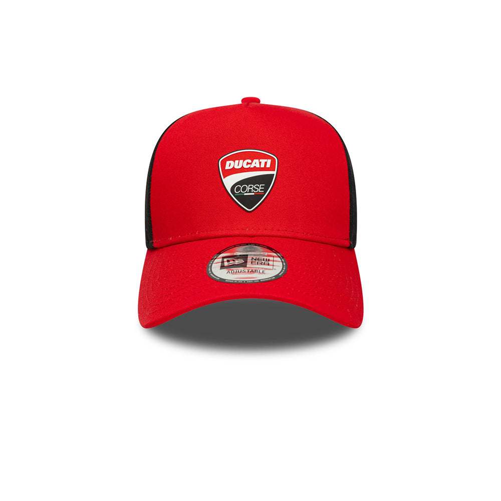 New Era หมวกรุ่น DUCATI MOTOR LOGO EMEA MOTORSPORT RED 9FORTY A-FRAME TRUCKER CAP