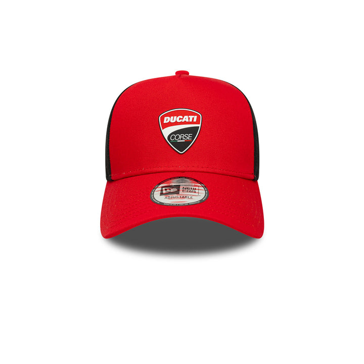New Era หมวกรุ่น DUCATI MOTOR LOGO EMEA MOTORSPORT RED 9FORTY A-FRAME TRUCKER CAP
