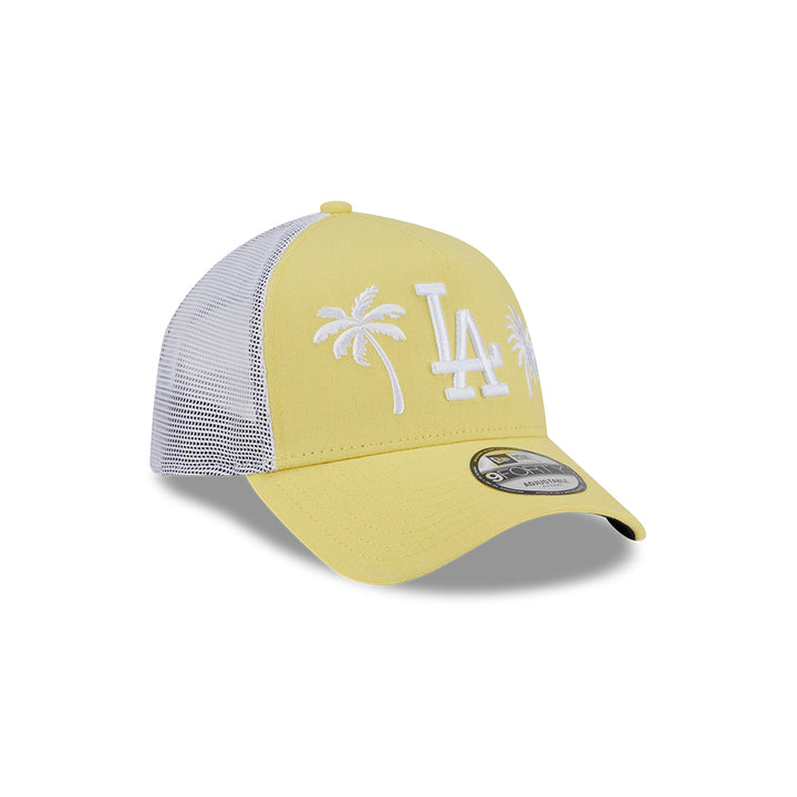 New Era หมวกรุ่น LOS ANGELES DODGERS RESORT BABY YELLOW 9FORTY AF TRUCKER CAP