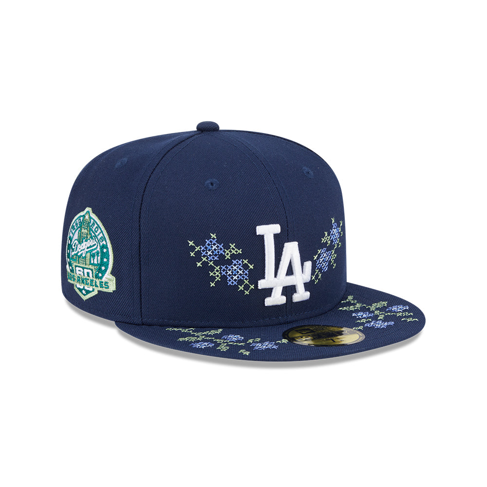 New Era หมวกรุ่น LOS ANGELES DODGERS CO 59FIFTY PACK - GARDEN OCEANSIDE BLUE 59FIFTY CAP