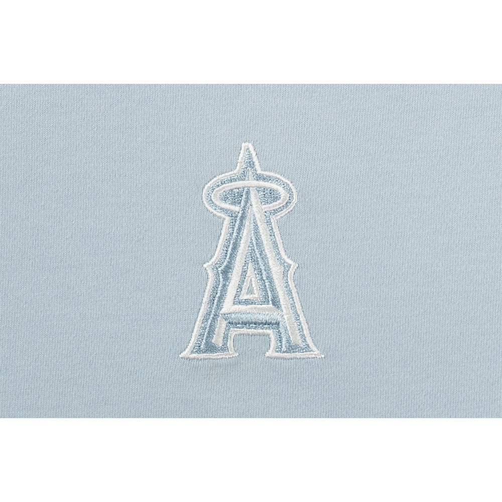 New Era เสื้อยืดแขนสั้นรุ่น LOS ANGELES ANGELS MLB CARTOON SOFT BLUE SHORT SLEEVE T-SHIRT