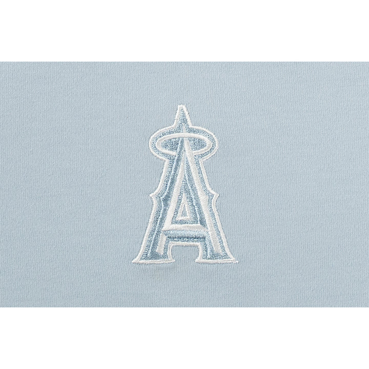 New Era เสื้อยืดแขนสั้นรุ่น LOS ANGELES ANGELS MLB CARTOON SOFT BLUE SHORT SLEEVE T-SHIRT
