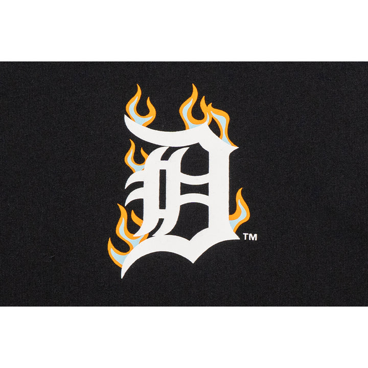 เสื้อยืดแขนสั้น New Era รุ่น 59Fifty Pack - Fire Detroit Tigers Cooperstown Black Short Sleeve T-Shirt