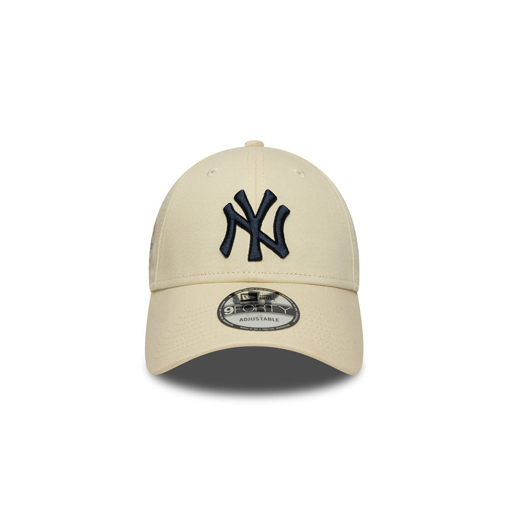 New Era หมวกรุ่น NEW YORK YANKEES SIDE PATCH LIGHT CREAM 9FORTY CAP