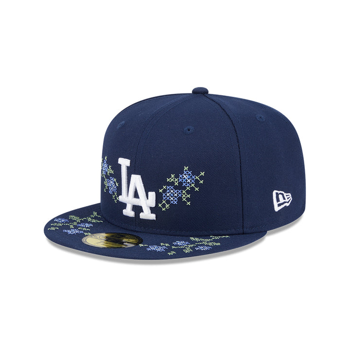 New Era หมวกรุ่น LOS ANGELES DODGERS CO 59FIFTY PACK - GARDEN OCEANSIDE BLUE 59FIFTY CAP