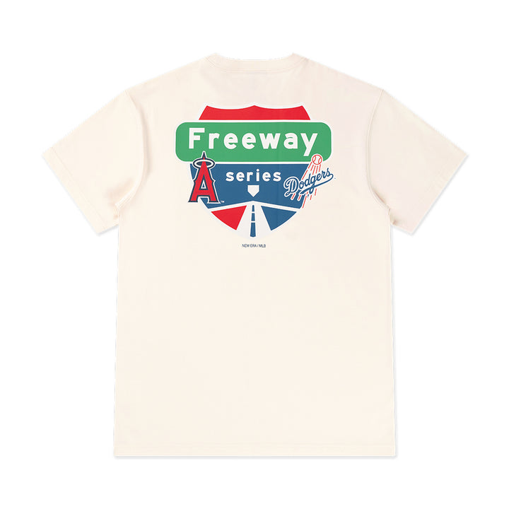 New Era เสื้อยืดแขนสั้นรุ่น LOS ANGELES DODGERS 59FIFTY PACK - CITY SERIES CHROME WHITE SHORT SLEEVE TEE