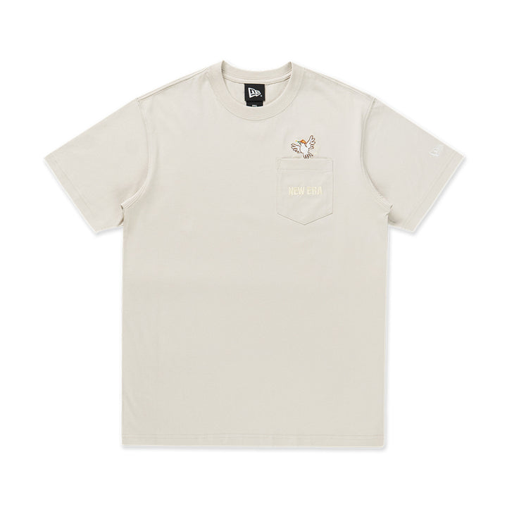 New Era เสื้อยืดแขนสั้นรุ่น NEW ERA EARTH DAY VINTAGE STONE SHORT SLEEVE POCKET T-SHIRT