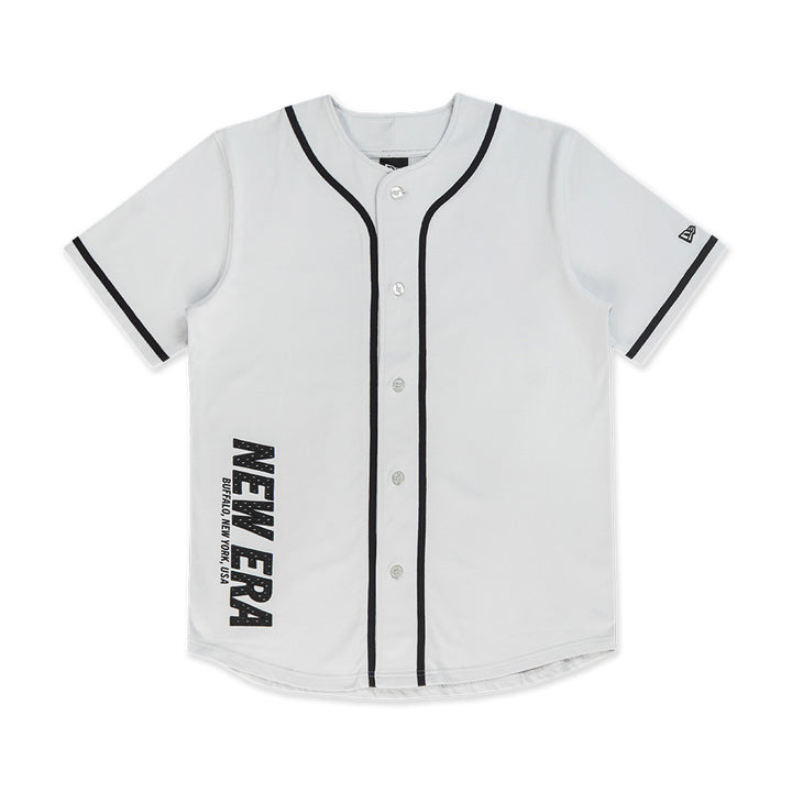 New Era เสื้อเบสบอลรุ่น New Era Silver Snow Baseball Jersey