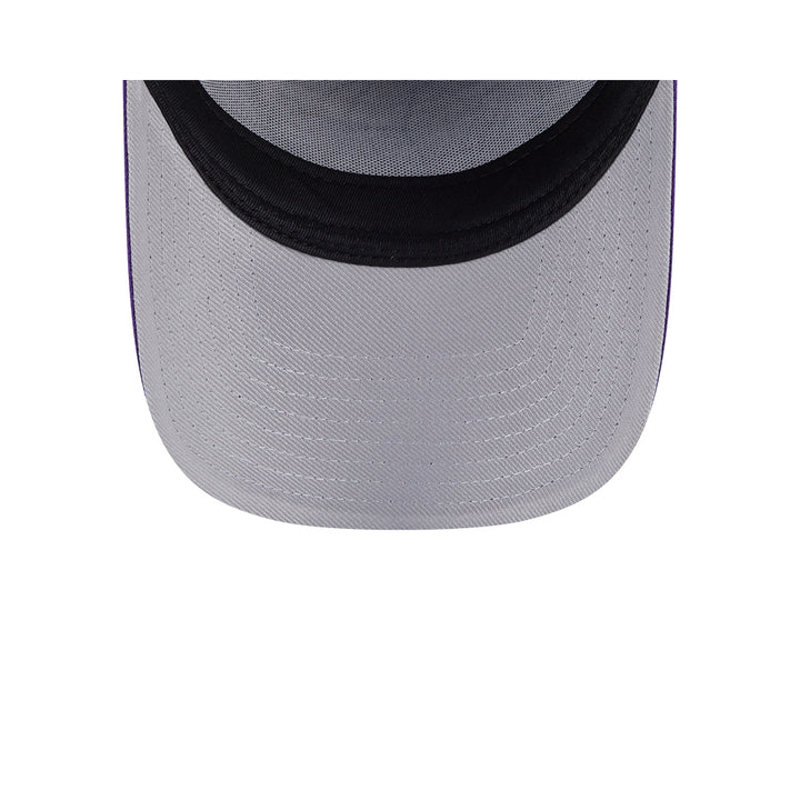 New Era หมวกรุ่น Los Angeles Lakers Upside Down Logo Nba True Purple 9Forty Aframe Cap