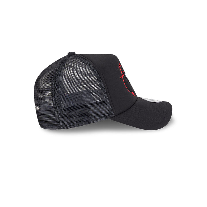 New Era หมวกรุ่น CHICAGO BULLS NBA STREET GAME BLACK 9FORTY AF TRUCKER CAP