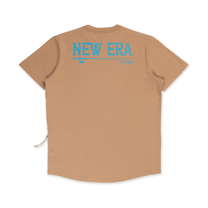 New Era เสื้อยืดแขนสั้นรุ่น New Era Outdoor Fishing Khaki Performance Short Sleeve T-Shirt