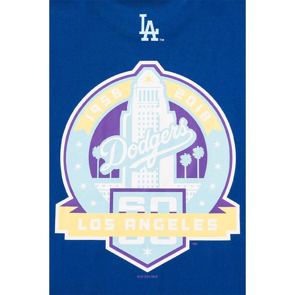 เสื้อยืดแขนสั้น New Era รุ่น 59Fifty Pack - Fire Los Angeles Dodgers Cooperstown Light Royal Short Sleeve T-Shirt